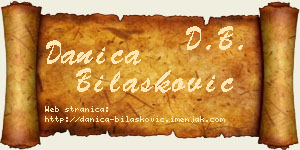Danica Bilašković vizit kartica